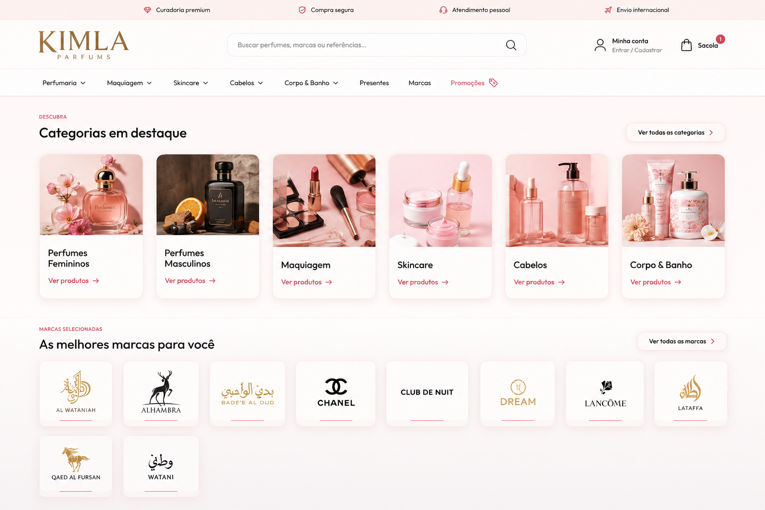 Projeto de e-commerce Kimla