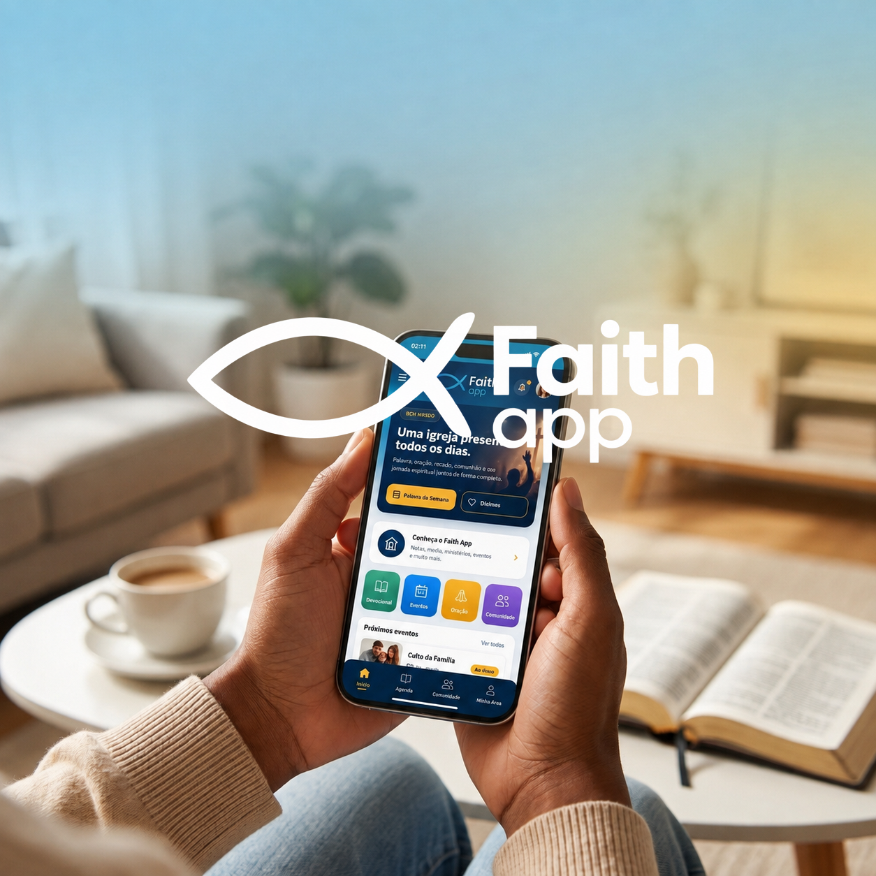 Faith App — gestão, cuidado e comunidade para igrejas